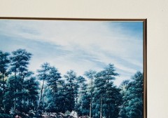 Masters Hole #13 Augusta National Matted Print Simon Smallwood 22 X 26
