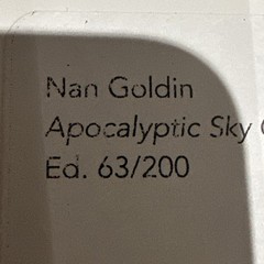 Nan Goldin – Apocalyptic Sky Over Manhattan, NYC, 2001