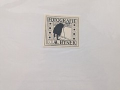 M. Hynek Photo Print Signed Prague Czech Republic