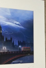 Signed JUREK NEMS 7.5” Original Photograph BIG BEN PARLIAMENT LAMBETH BRIDGE 10”