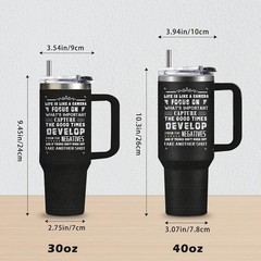 Camera Lens Insulated Tumbler – Gift for Photographers
