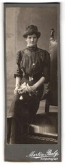 Photograph Martin Balg, Berlin-C., Dirksenstr. 25, Portrait Young Lady in Pretty