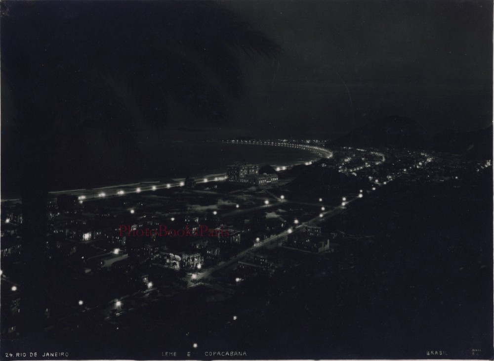 Brazil Rio de Janeiro Copacabana Leme Vintage Photo circa 1925