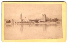 Photograph Eltville on the Rhine, panoramic view of the city, 1877