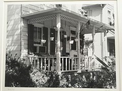 BRUCE BLUM SIGNED B&W Photo Print (13 3/4″X 17 3/4″)-«American Porch «