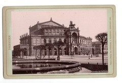 CAB Dresden 1889 Cabinet Photo Stengel & Markert – Semperoper Photo Cabinet Card