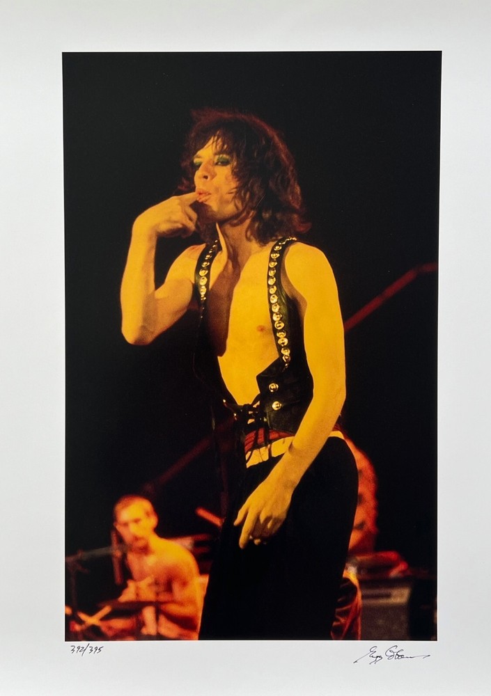 MICK JAGGER Hand Signed Limited Edition Photograph by GREGG COBARR