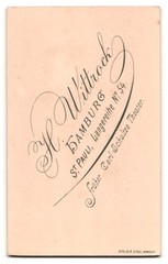 Photograph H. Wittrock, Hamburg-St. Pauli, long row 54, portrait beautiful woman