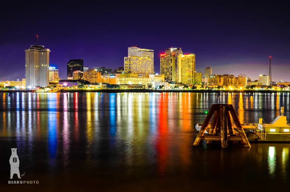 New Orleans Skyline Wall Decor – Louisiana Art – NOLA – Canvas / Metal / Paper