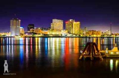 New Orleans Skyline Wall Decor – Louisiana Art – NOLA – Canvas / Metal / Paper