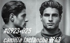 VINTAGE MALE PORTRAIT #0923-025- CAMILLE LECLANCHE 1943 -free shipping in usa