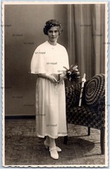 Berlin Charlottenburg 1938 – Pretty Girl Portrait – 1930s – Photo Postcard 9x14cm