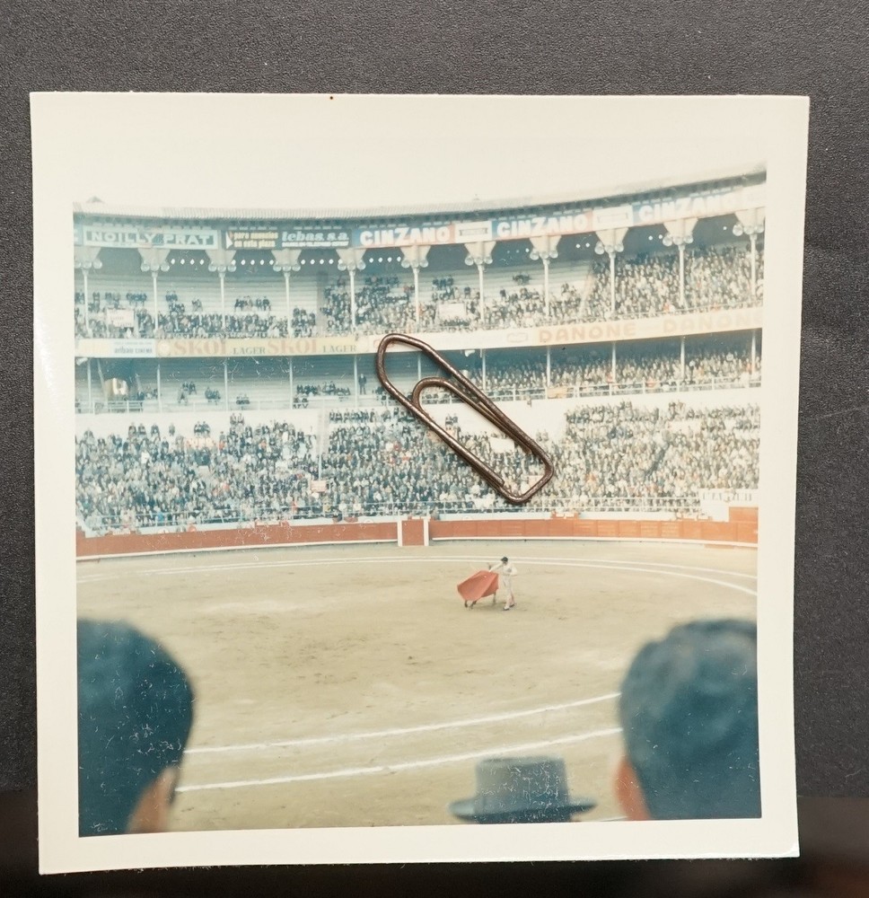 Photo View 1966 Bullfight Arena Color Advertising Advertising Beer Torero Danone Picture