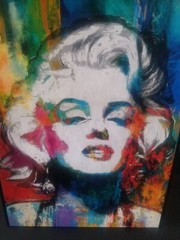 Marily Monroe Hand Crafted Photo Art Glamour Shot Plaque 16″