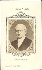 CdV Schneider, Portrait, Figaro Album – 10489219