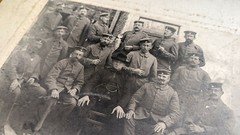 Photo Soldier Military Emil Fahraus Kehl approx. 1910 Group Photo Army Kaiser Wilhelm