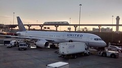 United Airlines 757-200 at Newark Liberty International Airport