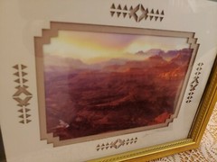 James Thomson «Sunstreak» Lipan Point, South Rim, Grand Canyon Framed Signed
