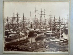 2 Album Photo Giacomo Brogi Circa 1870 Port Naples Napoli Italy 25x19cm (11+12)