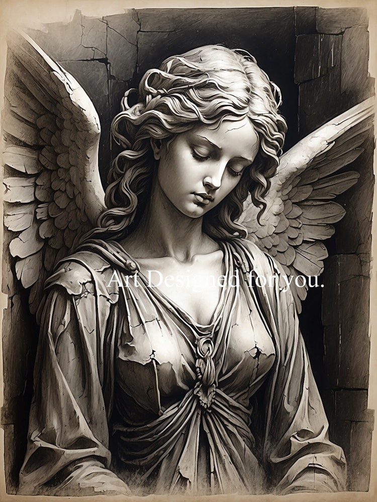 Digital Image Picture Photo Wallpaper Background, The Broken Angel