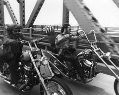 Easy Rider Dennis Hopper Peter Fonda Harley Davidson motorcycles 16×20 Poster