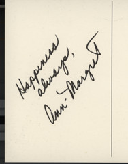 Ann-Margret Singer Actress Autographed 5.5×7 Postcard w/COA WWE34-158