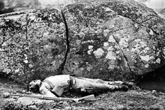 New Civil War Photo: Dead Among Boulders of Devil’s Den, Gettysburg – 6 Sizes!