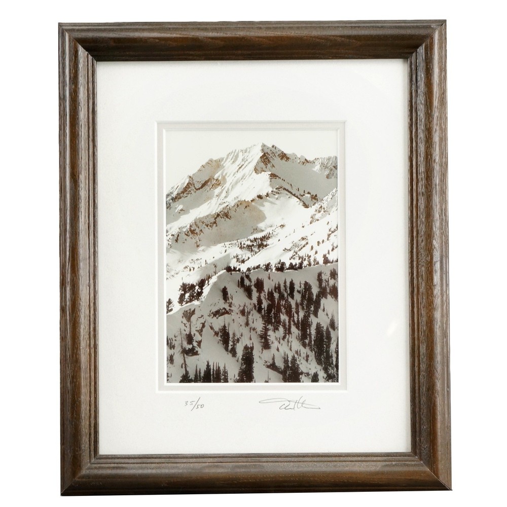 David Whitten Signed 35/50 Framed Matted Photo Cardiff Pass Superior Peak Utah