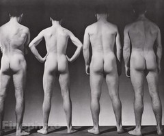 1941 GEORGE PLATT LYNES Vintage Male Nude Butt Men Photo Engraved Duotone 16×20