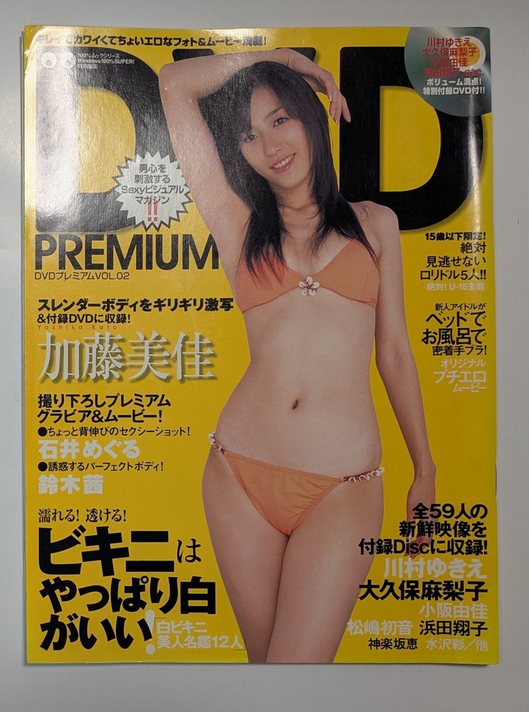 DVD PREMIUM Vol.2 No DVD Japanese Idol Photo Art Magazine