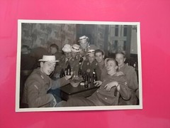 Old Photo Vintage Antique Beer Men Hat Man Old Photo Beer Music Party Men