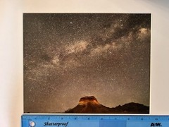 8”x10” Big Bend Milky Way Print With Photo Mat