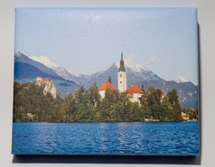 *One of a Kind* 8×10 Photograph Printed on Canvas of Lake Bled Slovenia