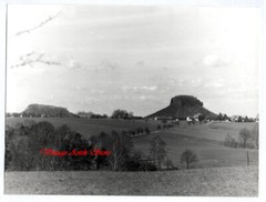 Photographs Saxon Switzerland Lilienstein 1970s 2 pieces Manfred Sieber Hohwal