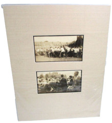 PRINCETON UNIVERSITY TUG OF WAR Vintage Early 1900s B&W 2 Photos Matted 11 x14