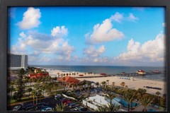 16×24 Framed Fine Art Landscape Photograph (Clearwater Beach, Florida Pier 60)
