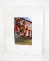 John Galbo Matted Photograph Cotswold England Cottage 8×10″ Signed Numbered