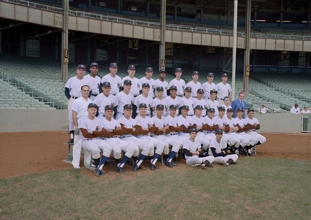 1962 New York Yankees Team-color 8×10 Colorized Print-FREE SHIPPING
