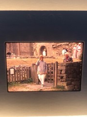 Lot Of 40 Vintage England Costa Rica Family Vacation 35mm Color Slides ct2