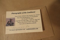 ARTIST KERRY & JASMINE JOHNSON GRAND CANYON ART PHOTOGRAPH CUSTOM FRAMED