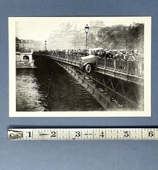 Car Accident – Arcole Bridge, 1926 Art Photo Print Card
