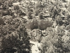 Dick Arentz, Cutthroat Ruin Hovenheep, Utah, 1984, Palladium / Platinum Print