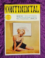 *CONTINENTAL Magazine Photo Art & Film Sept 1966 vintage pin-ups models*