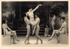 8 Photo SET by Albert Arthur Allen – Vintage 1920’s Nudes ART DECO