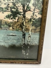 Vintage Wallace Nutting RARE Hand Painted PHOTO PRINT Circa EARLY 20TH Century