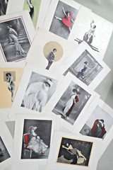 Dashing Stage BEAUTIES WORLD 1912 Lithographs 16 X13