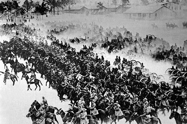 New World War I Photo: Advancement of U.S. Horse-Drawn Artillery – 6 Sizes!