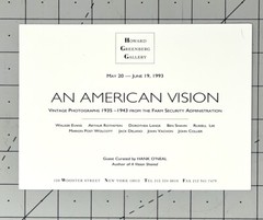 Ben Shahn (1898-1969) Art Announcement Card 1993 – An American Vision