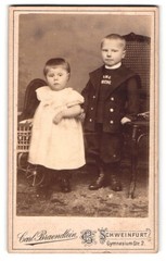 Photography Carl Braendlein, Schweinfurt, Gymnasiumstr. 2, Two Kids With Kids
