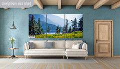 Botanical Wonderland: Summer Wildflowers at Glacier Montana Print